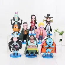 8 шт./компл. Аниме ONE PIECE фигурка Боа Хэнкок Jinbei one piece»; ботинки в стиле «Эдвард Ньюгейт белая борода Marshall · D · ONE PIECE рисунок 8 см игрушки