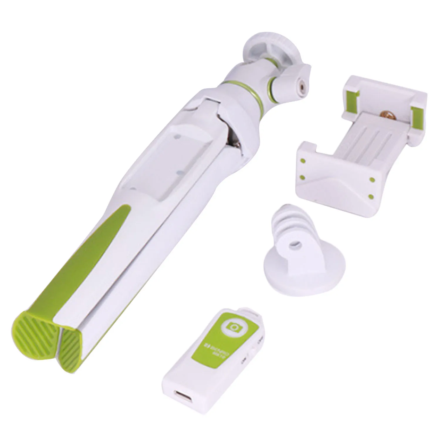 White Green Gosear раздвижной, складной Bluetooth селфи палка штатив подставка монопод для iphone 7s Plus iphone 7S samsung Galaxy S8 аксессуары - Цвет: White Green