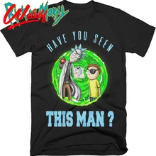 Футболка с рисунком Рика и Морти; Новинка; модная футболка с круглым вырезом