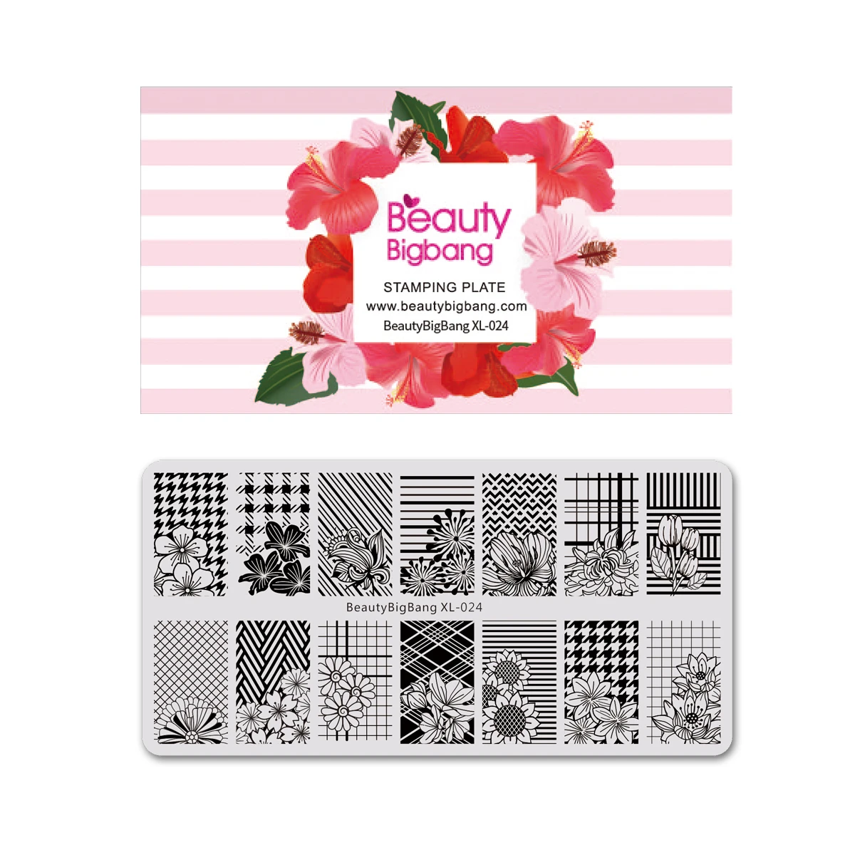 Beautybigbang набор штамповочных пластин для дизайна ногтей с изображением лимона винтажный Набор для печати на ногтях шаблон XL-001-XL-043 - Цвет: 24