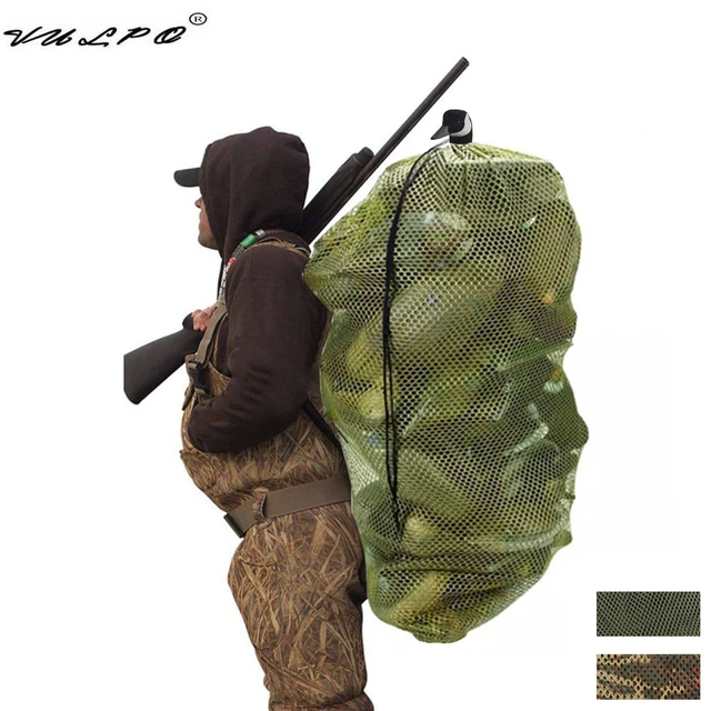 VULPO 100X75cm Outdoor Durable Hunting Duck Goose Turkey Decoy Bag Large  Capacity Mesh Net Bag with