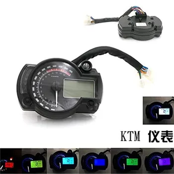 

Universal Motorcycle LED LCD Digital Odometer Speedometer Oil Gauge For KTM Dirt Bike Modified Off-Road Models