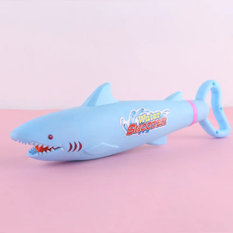 Детские Игрушки для ванны, Акула, игровая водяная пушка, детские водные игрушки, Веселый водяной пистолет, детская игрушка для купания на открытом воздухе, пляжный пистолет, портативный
