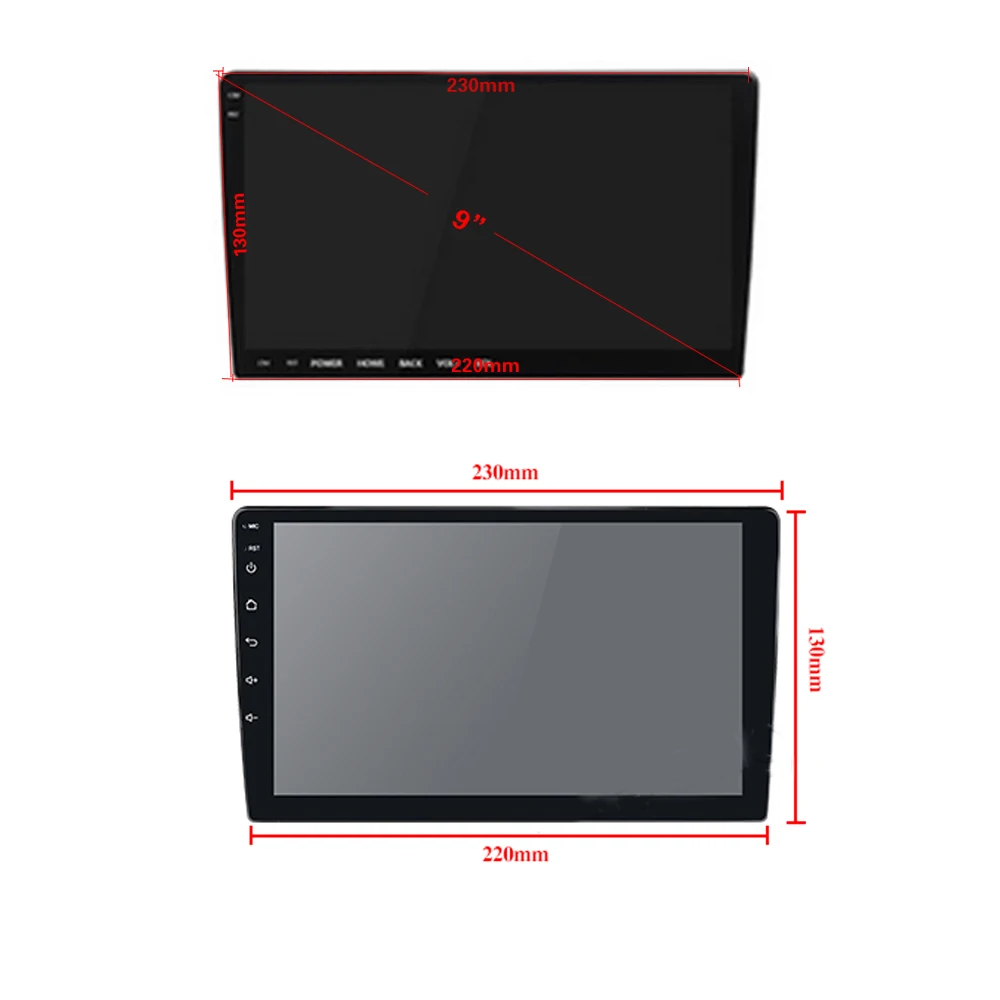 9 inch screen