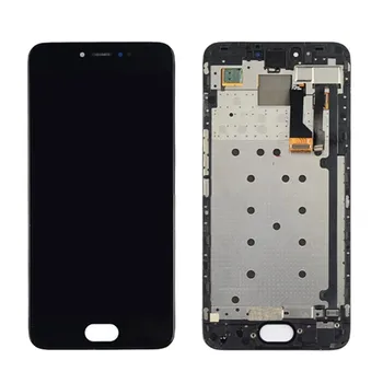 

Free Shipping With Frame Lcd For Mei zu Pro 6 M570M M570C M570Q 5.2" Digitizer Touch Screen Lcd Display Assembly Repair Part