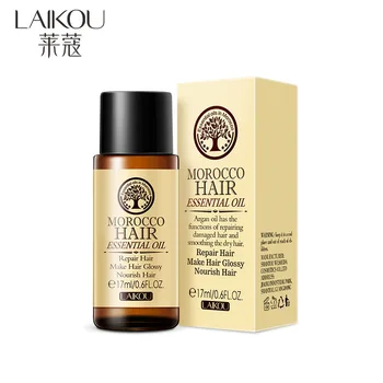 

Hot LAIKOU 17ml Pure Natural Argan Moroccan Oil Essential Hair Professional Mask for Hair Oil Treatment Products