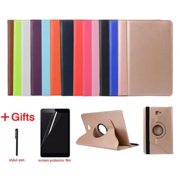 

High Quality stand PU Leather Case Cover For Samsung Galaxy Tab A 10.1 T580 T585 360 Degree Rotary Litchi Business Tablet Case