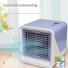 Mini USB Air Conditioner Portable Air Cooler Multifunction Desktop Humidifier Purifier Air Cooling Fan For Office Bedroom