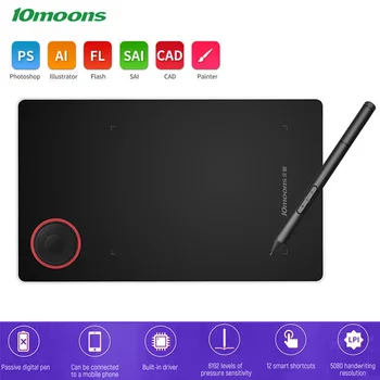 10Moons G50V Digital Drawing Graphics Tablet Electronic Notebook smart Handwriting Pads Multifunctional Painting Writing Board