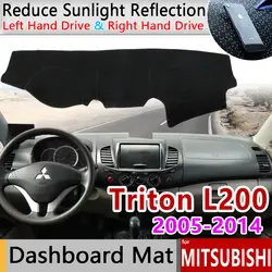 Для Mitsubishi L200 Triton Strada Strakar Barbarian Hunter Strakar Противоскользящий коврик приборная панель крышка Солнцезащитный коврик аксессуары