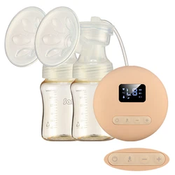 Double pompe à lait électrique bilatérale, aspiration de traite, grand Massage automatique post partum, fabricant de lait pour enfant, accessoires pour bébé 
