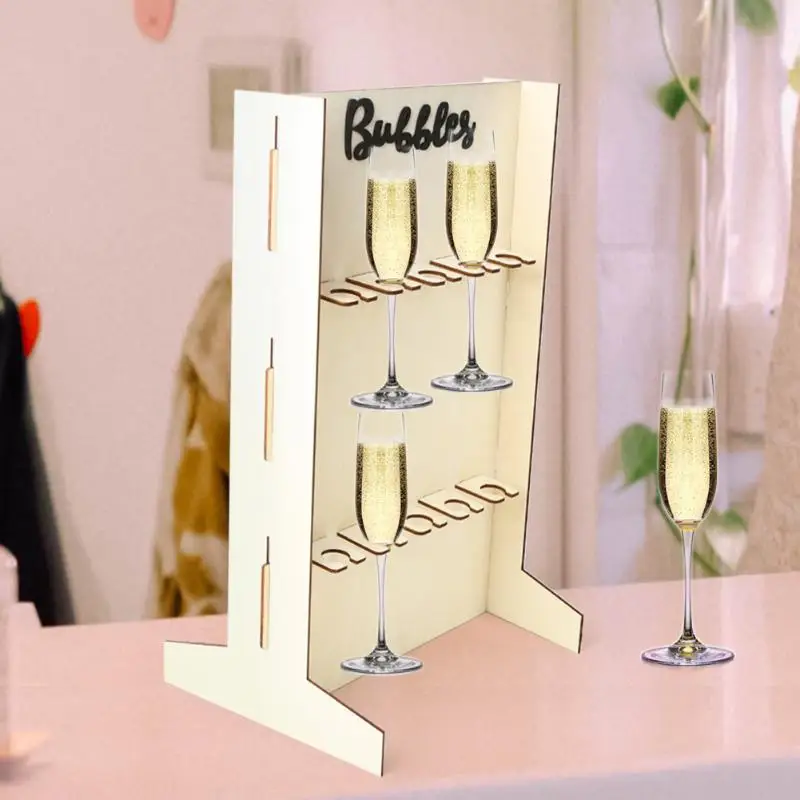 

Bottle Wine Display Shelf Wedding Birthday Party Champagne Lightweight Durable Convenient for Household Decorative Holder