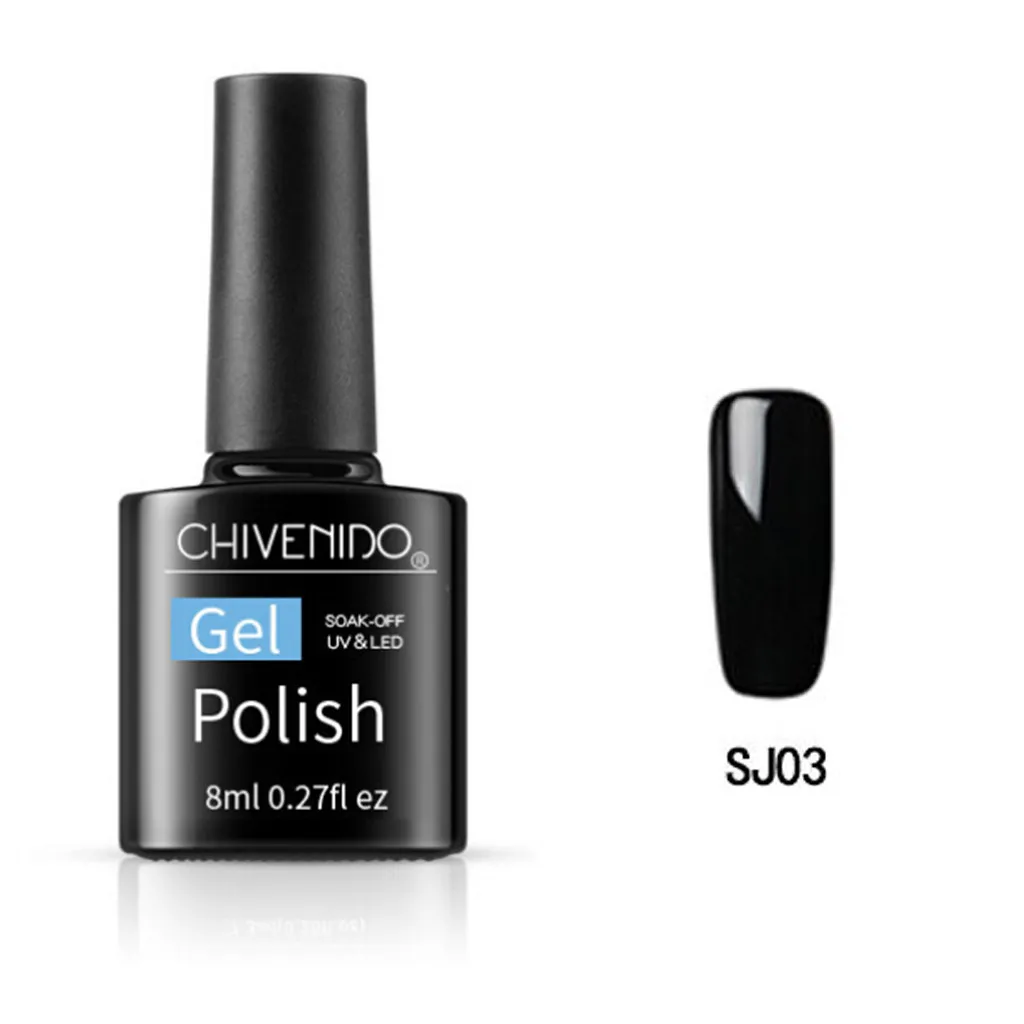30 Color Solid Gel Varnish Nail Polish Adhesive Bare Color Durable Semi Permanant UV Nail Art Prime Gel Varnish Nail Polish
