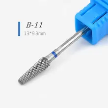 Gj0101 портативное сверло для ногтей, пластиковый инструмент, керамическая Шлифовальная головка для ногтей, шлифовальный аппарат с плоской головкой, инструменты для маникюра и педикюра