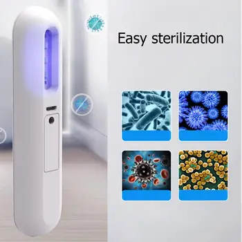 

Portable Handheld Rechargeable Germicidal Disinfection LED UV Ultraviolet Disinfection Sterilizer Lamp Kill Mite Home lamp