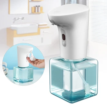 

Hand Washer Automatic Hotel Restaurant Small IPX7 Waterproof Foam Soap Dispenser Bathroom Sensor Home Kitchen Battery Powered