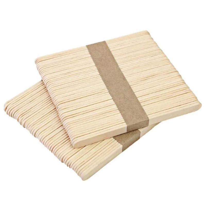 Popsicle Stick Ice Cube Maker Cream Tools Model Special-Purpose Wooden Craft Stick Lollipop Mold Accessories 100PCS ice cream sticks disposal lollipop sticks ice mold ice cream molds