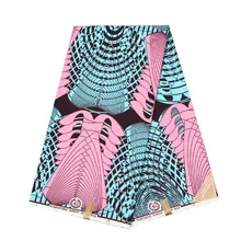 Последние поступления полиэстер розовый и небесно-голубой цвет набивной ткани в африканском стиле высокого качества настоящий голландский воск