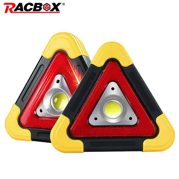 

Mini Triangle Sign Car LED work light Road Safety Emergency Breakdown lamp Multi modes Portable Flashing light