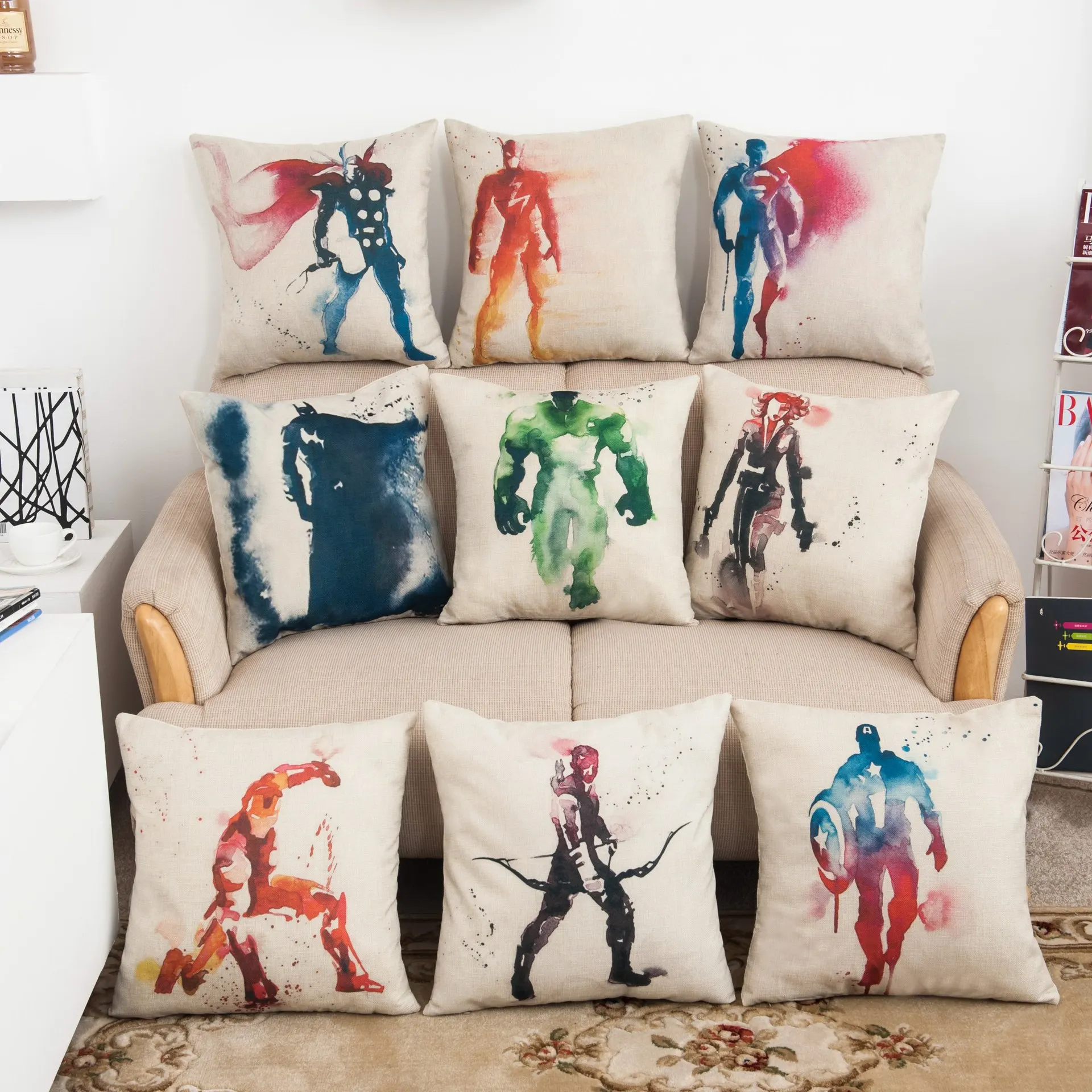 Наволочка для подушки с рисунком Marvel 45*45 |