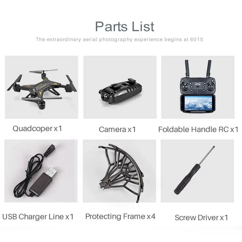 KY601S 0.3MP Quadcopter Aircraft Aircraft Headless Mode Remote Control Helicopter Mini Drone Quadcopter with KY601S 0.3MP Quadcopter Aircraft Aircraft Headless Mode Remote Control Helicopter Mini Drone Quadcopter with