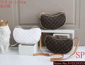 

Luxury Louis Vuitton LV- Leather Handbags Women Bags Designer Brand Women's Shoulder Bags Large Capacity Ladies Hand Bags L435