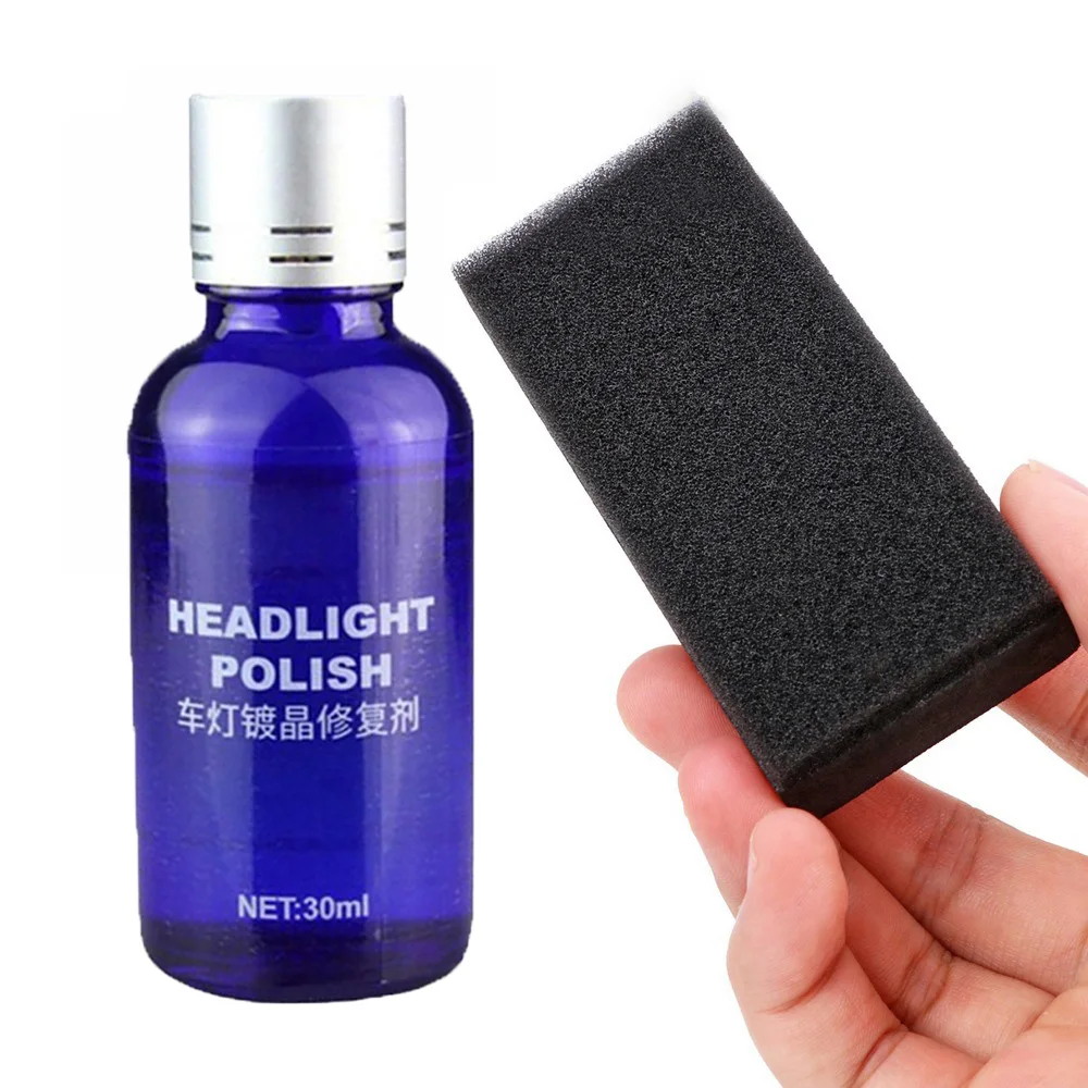 

30ml Hardness Car Headlight Len Restorer Repair Liquid Polish Cleaning Tool Applicable all car lights renovation and protection