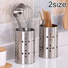 Нержавеющая сталь палочка для еды корзина для хранения стойка держатель большая посуда кухонный кулинарный Органайзер высокое качество