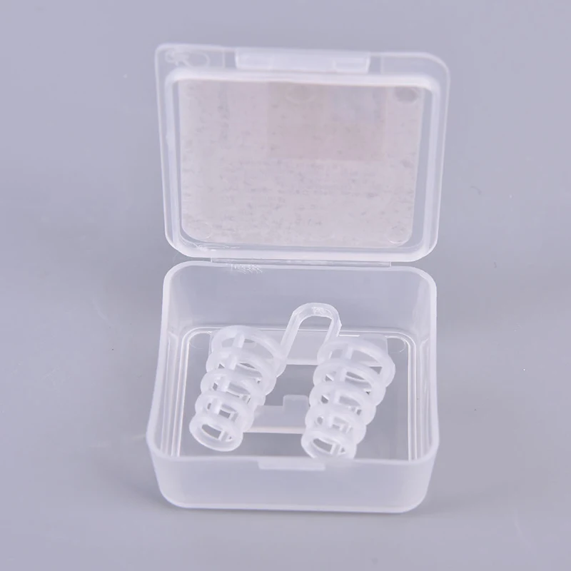 

Anti Snoring Solution Anti Snore Nose Clip Silicone Health Care Stopper 1pc