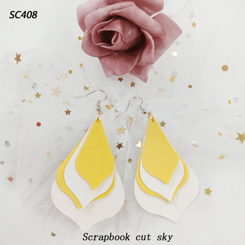 Earring-SC408 скрапбукинга срезанное небо и стальные деревянные штампы совместимы с большинством машин