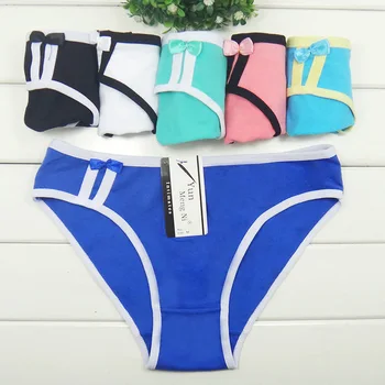 

3pcs/lot Sexy Cotton Crotch Low-Rise Transparent Waist Panties Size M L XL Comfortable Breathable Underware 86789