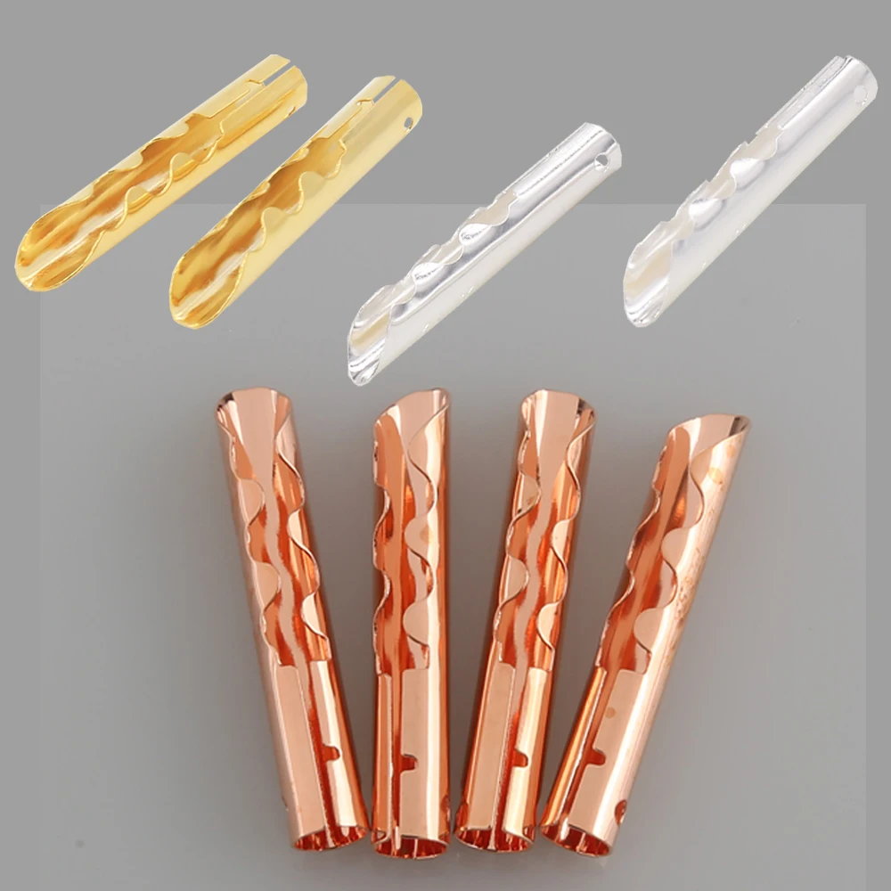 Gold Sliver Copper Audio Speaker Cabo Connector mm Banana Plug Bfa Z-tipo Alta Qualidade 12 Pcs Vb432g