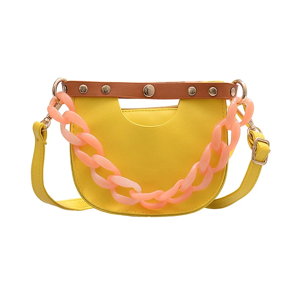 YE Сумки через плечо для женщин Bolsos Mujer De Marca Famosa модная сумка на ремне из композитных материалов с заклепками большая сумка-седло - Цвет: YE