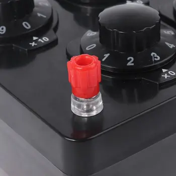 

0-9999.9 Ohm Variable Resistance Box Decade Resistor Experimental Equipment For Physical School Teaching P0RE