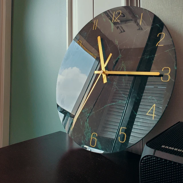 Luxury Glass Wall Clock Modern Silent Creative Watch Wall Clocks Home Deocr Living Room Kitchen Big Clock Reloj Cocina Gift A