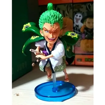 

5" YZ One Piece Statue The Straw Hat Pirates Bust Roronoa Zoro Full-Length Portrait Original GK Action Figure Toy 12CM X452