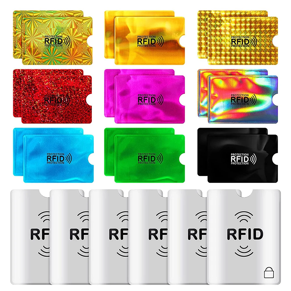 RFID блокирующие рукава защита от кражи защищенные кредитные карты анти вор