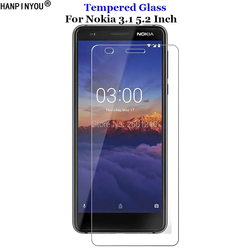 Для Nokia3.1 закаленное стекло 9H 2.5D Премиум-защитная пленка для экрана Nokia 3 1 (2018) TA-1049