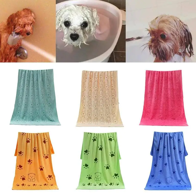 Супер-размер микрофибра сильные поглощающие воды банные полотенца для домашних животных полотенца для собак золотой ретривер Тедди общий горячая распродажа