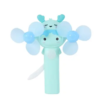 

Portable Size Hand Press Manual Cartoon Adult Outdoor Travel Handheld Fan Air Conditioner Cooler Cooling Fan for Summer