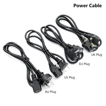 

Durable 3-Prong EU US AU UK 4Standards AC Power Supply Adapter Cord Cable Lead Charging Line Wires For PC Laptop