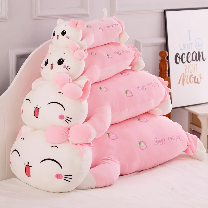 

Extremely Soft down Cotton Strawberry Fruit Papa Doll Cat Strip Pajama Pillow