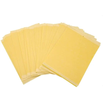 

20PCS Yellow Sticky Fly Traps 25X15cm Dual-Sided Sticky Traps, Fly Paper Stickers for Flying Plant Insect Aphids