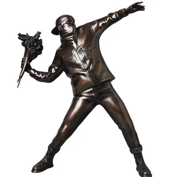 

England Street Art Banksy Sculpture Bomber Figure Collectible Art Toy Resin Europe People