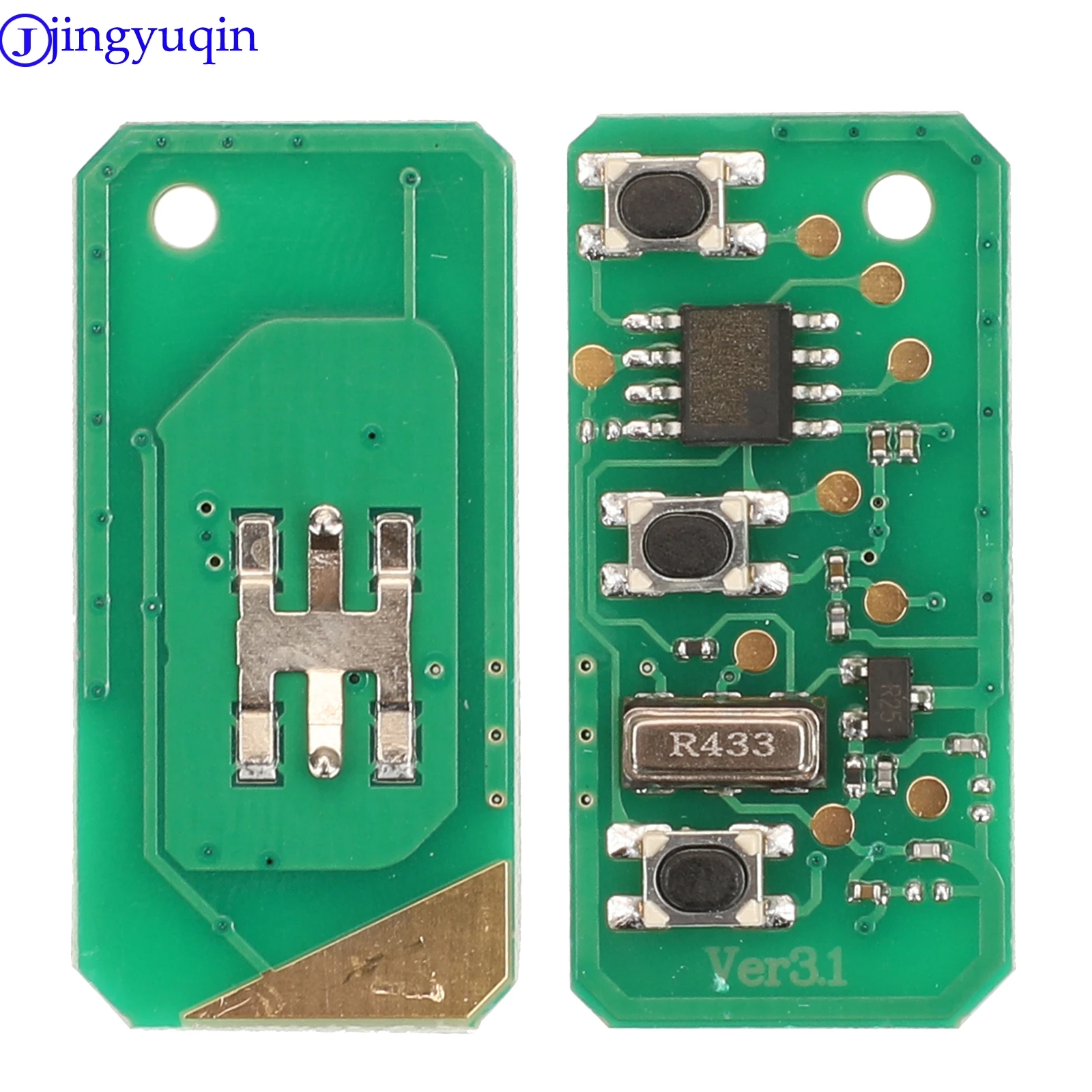 Car Remote Key Fob ASK 433Mhz For Ford Fiesta Focus 2 Ecosport Kuga Escape C Max Ka Fob HU101 / FO21 3 Buttons