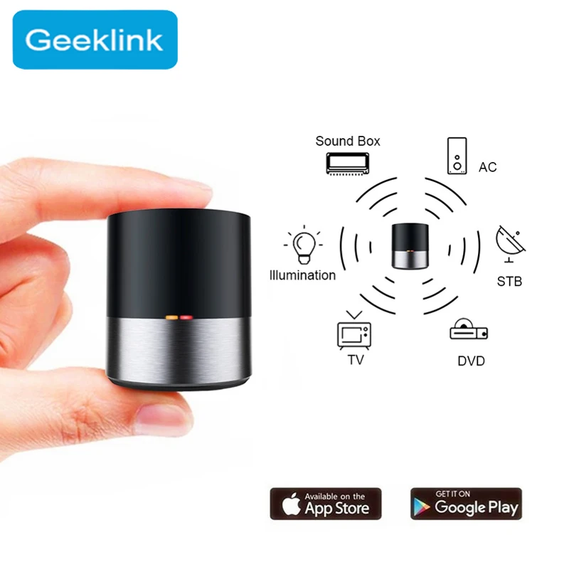 Умный дом пульт дистанционного управления для Geeklink приложение wifi+ ИК беспроводной iOS Android приложение Siri Голосовое управление ТВ AC таймер умный контроль