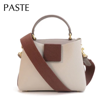 

Chic Genuine Leather Bucket Bag Small Women's Shoulder Bag 100% Genuine Leather Elegant Messenger Crossbody Purse High Quality