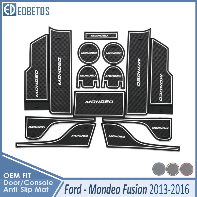 Грязный коврик для Ford Mondeo Fusion 2013 в MK5 аксессуары для двери паз ворота слот подставка Противоскользящий коврик для автомобиля