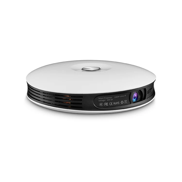 최신 3D 4K 무선 프로젝터 2019 P DLP 스마트 모바일 안드로이드 미니 LED 와이파이 프로젝터, 1080