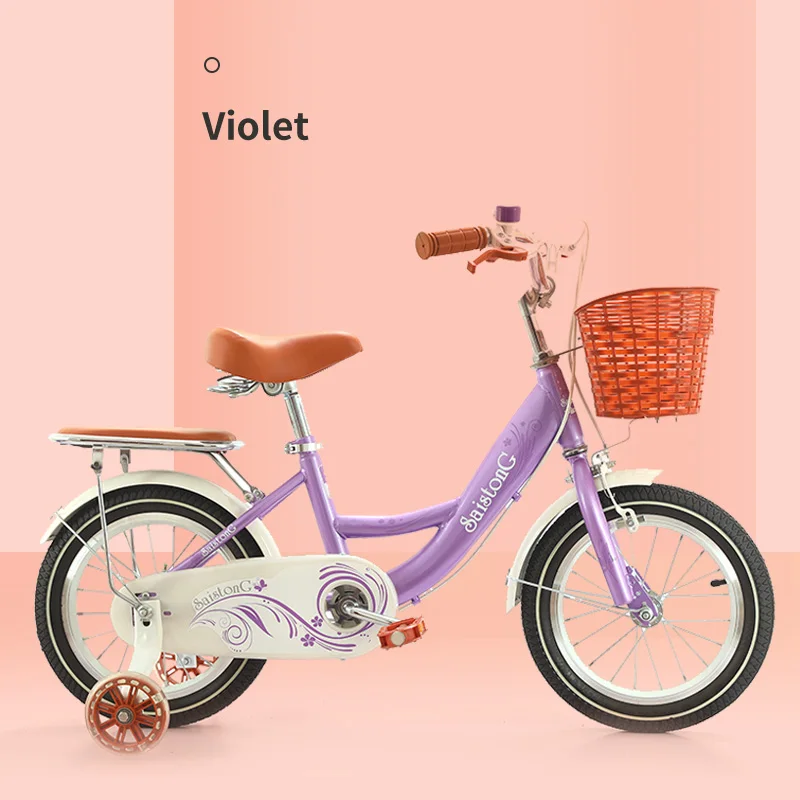High quality children's bicycle 3-8 years bicycle 12/14/16/18/20 inch girls bicycle princess child stroller Cycling Kid's Bike